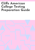 Cliffs_American_college_testing_preparation_guide